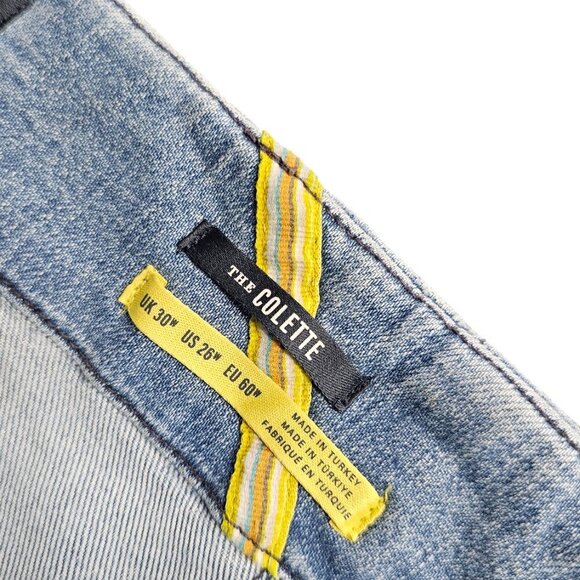 Anthropologie Maeve Colette Regenerative Cotton Crop Wide-Leg Jean, Plus, 26W - Picture 10 of 10